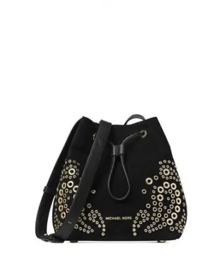 Michael Michael Kors Cary Embellished Bucket Crossbody Michael Kors Bags
