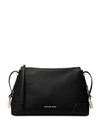 Michael Michael Kors Crosby Pebble Leather Messenger Shoulder Bag Michael Kors Bags