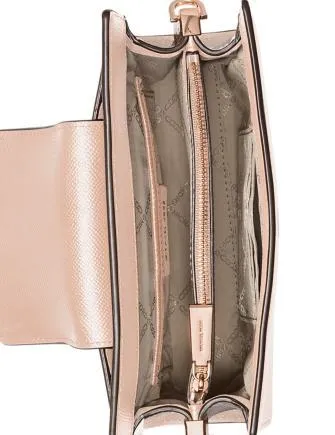 Michael Michael Kors Crossgrain Leather Crossbody Clutch Michael Kors Bags
