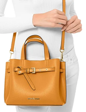 Michael Michael Kors Emilia Small Pebbled Leather Satchel Michael Kors Bags