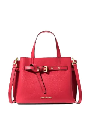 Michael Michael Kors Emilia Small Pebbled Leather Satchel Michael Kors Bags
