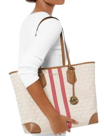 Michael Michael Kors Eva Stripe Tote Michael Kors Bags
