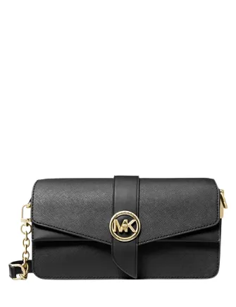 Michael Michael Kors Greenwich Medium Saffiano Leather Shoulder Bag Michael Kors Bags