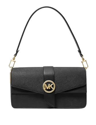 Michael Michael Kors Greenwich Medium Saffiano Leather Shoulder Bag Michael Kors Bags