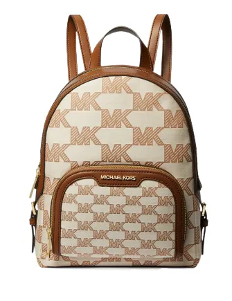Michael Michael Kors Jaycee Medium Logo Jacquard Backpack Michael Kors Bags