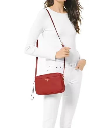 Michael Michael Kors Jet Set Flap Chain Leather Crossbody Michael Kors Bags