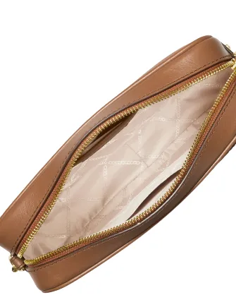 Michael Michael Kors Large East West Woven Leather Crossbody Michael Kors Bags