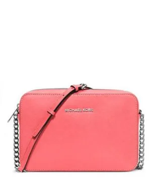 Michael Michael Kors Large Jet Set Saffiano Crossbody Michael Kors Bags