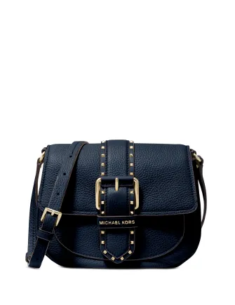 Michael Michael Kors Lillian Buckle Leather Small Crossbody Bag Michael Kors Bags