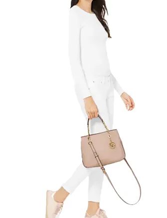 Michael Michael Kors Lillie Pebble Leather Satchel Michael Kors Bags