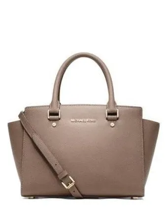 Michael Michael Kors Medium Selma Saffiano Zip Satchel Michael Kors Bags