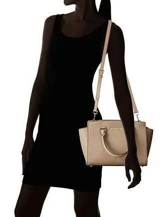 Michael Michael Kors Medium Selma Saffiano Zip Satchel Michael Kors Bags