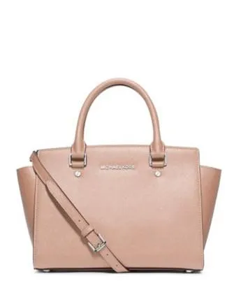 Michael Michael Kors Medium Selma Saffiano Zip Satchel Michael Kors Bags