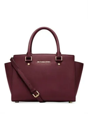 Michael Michael Kors Medium Selma Saffiano Zip Satchel Michael Kors Bags