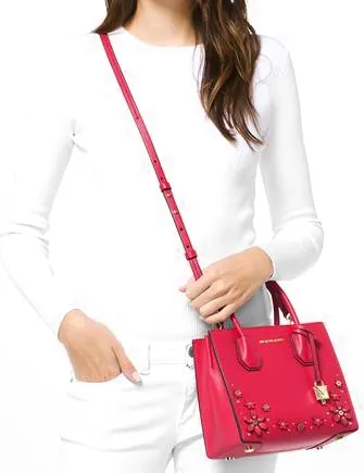 Michael Michael Kors Mercer Medium Floral Messenger Michael Kors Bags