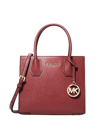Michael Michael Kors Mercer Medium Pebbled Leather Crossbody Bag Michael Kors Bags