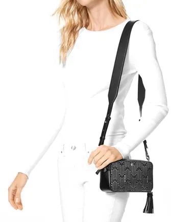 Michael Michael Kors Metallic Deco Small Camera Bag Michael Kors Bags