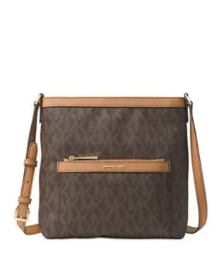 Michael Michael Kors Morgan Messenger in Signature Print Michael Kors Bags