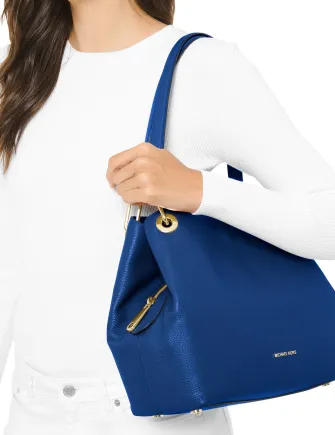 Michael Michael Kors Raven Pebble Leather Tote Michael Kors Bags