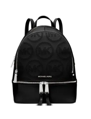 Michael Michael Kors Rhea Zip Small Leather Backpack Michael Kors Bags