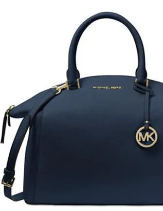 Michael Michael Kors Riley Large Pebbled Leather Satchel Michael Kors Bags