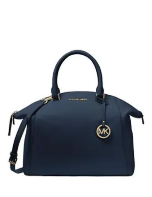 Michael Michael Kors Riley Large Pebbled Leather Satchel Michael Kors Bags