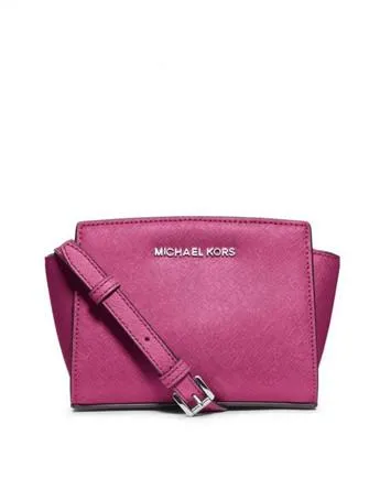 Michael Michael Kors Selma Saffiano Mini Messenger Michael Kors Bags