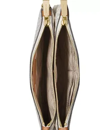 Michael Michael Kors Signature Double Pouch Crossbody Michael Kors Bags