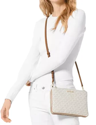 Michael Michael Kors Signature Double Pouch Crossbody Michael Kors Bags