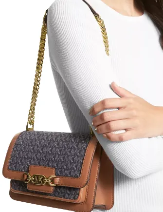 Michael Michael Kors Signature Heather Shoulder Bag Michael Kors Bags