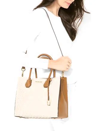Michael Michael Kors Signature Mercer Large Convertible Tote Michael Kors Bags