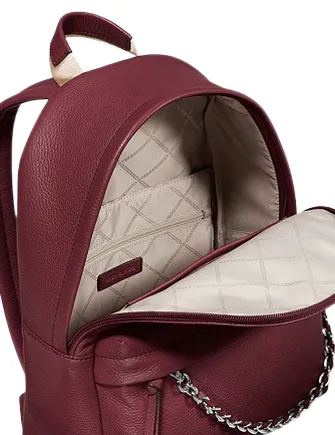 Michael Michael Kors Slater Medium Pebbled Leather Backpack Michael Kors Bags