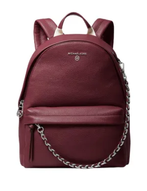 Michael Michael Kors Slater Medium Pebbled Leather Backpack Michael Kors Bags