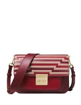 Michael Michael Kors Sloan Editor Geometric Leather Shoulder Bag Michael Kors Bags