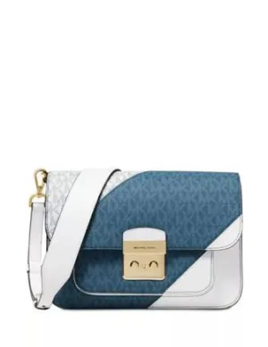 Michael Michael Kors Sloan Editor Tricolor Signature Shoulder Bag Michael Kors Bags