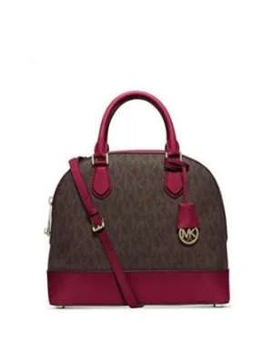 Michael Michael Kors Smythe Small Signature Dome Satchel Michael Kors Bags
