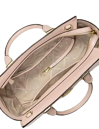 Michael Michael Kors Sylvia Medium Crossgrain Leather Satchel Michael Kors Bags