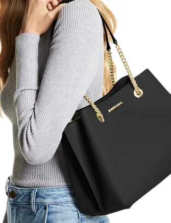 Michael Michael Kors Teagan Large Pebbled Leather Shoulder Bag Michael Kors Bags