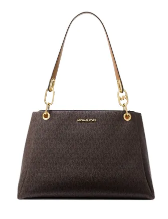 Michael Michael Kors Trisha Large Logo Shoulder Bag Michael Kors Bags