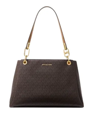 Michael Michael Kors Trisha Large Logo Shoulder Bag Michael Kors Bags