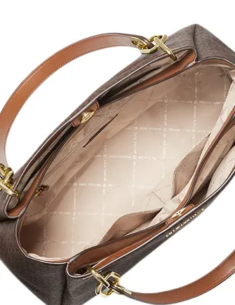 Michael Michael Kors Trisha Large Logo Shoulder Bag Michael Kors Bags