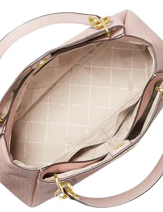 Michael Michael Kors Trisha Large Logo Shoulder Bag Michael Kors Bags