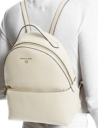 Michael Michael Kors Valerie Medium Pebbled Leather Backpack Michael Kors Bags