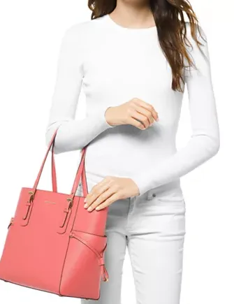 Michael Michael Kors Voyager East West Crossgrain Leather Tote Michael Kors Bags