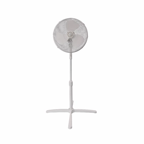 Midea 3 Blade Summer Stand Fan White fan and air conditioner combo units