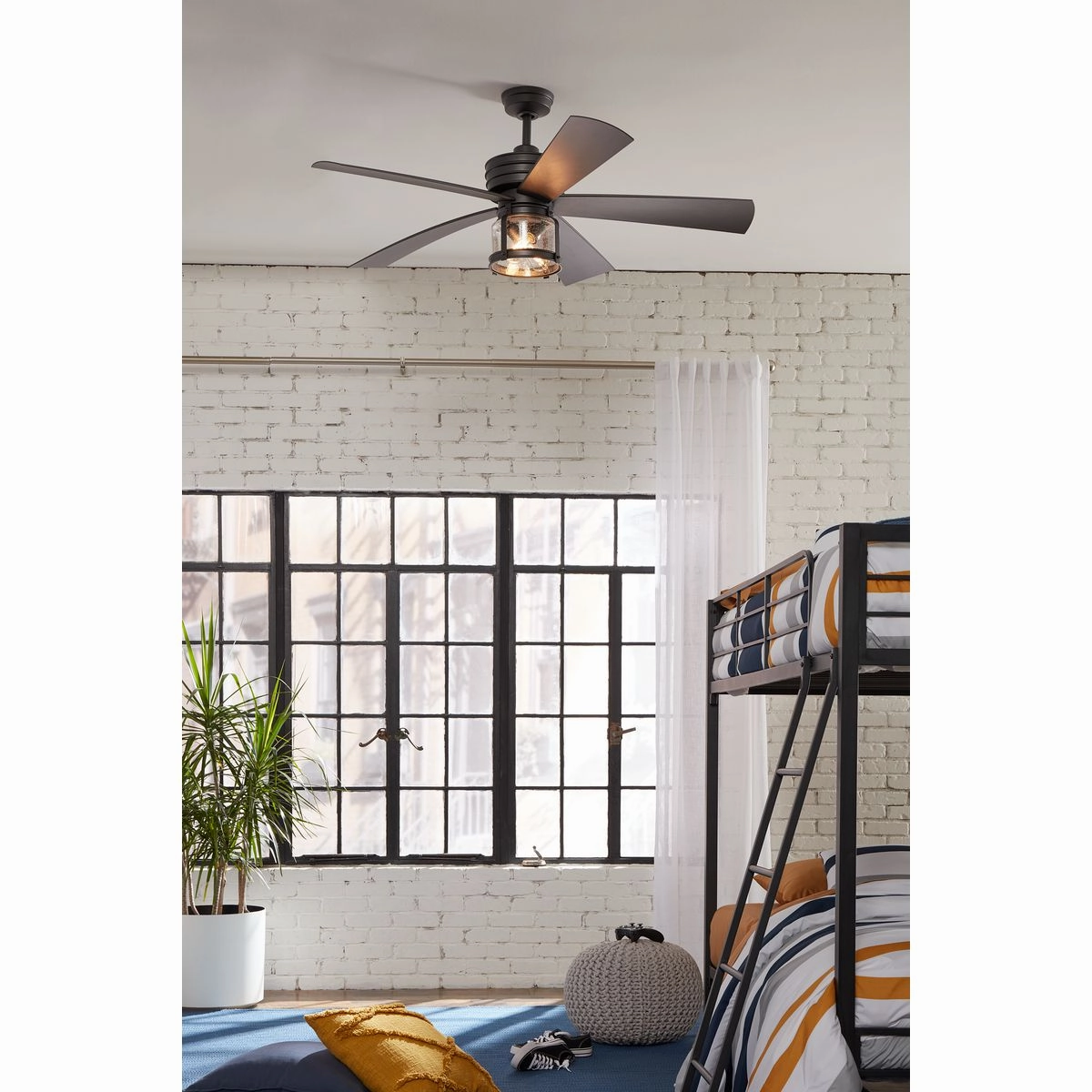 Midvale 56"Ceiling Fan Blistered Iron