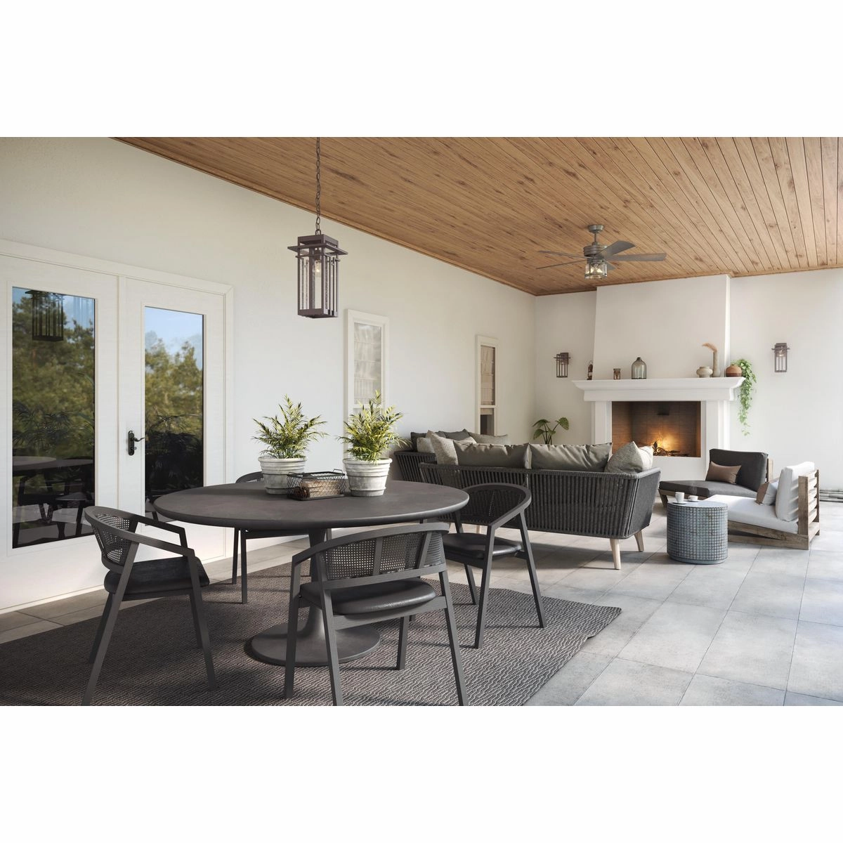 Midvale 56"Ceiling Fan Galvanized
