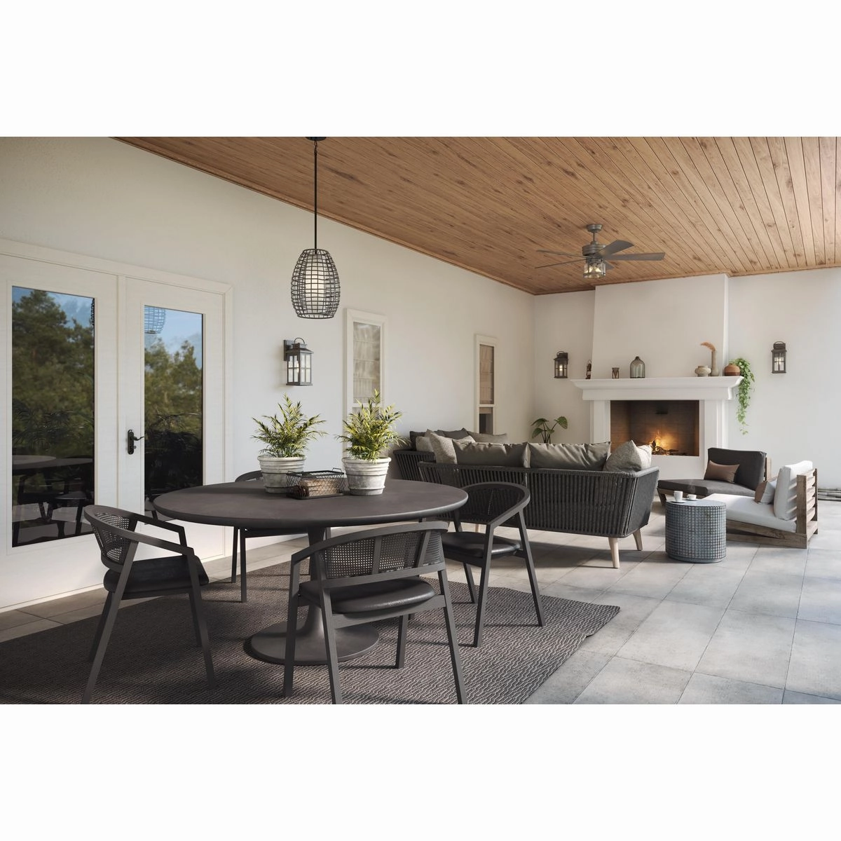 Midvale 56"Ceiling Fan Galvanized