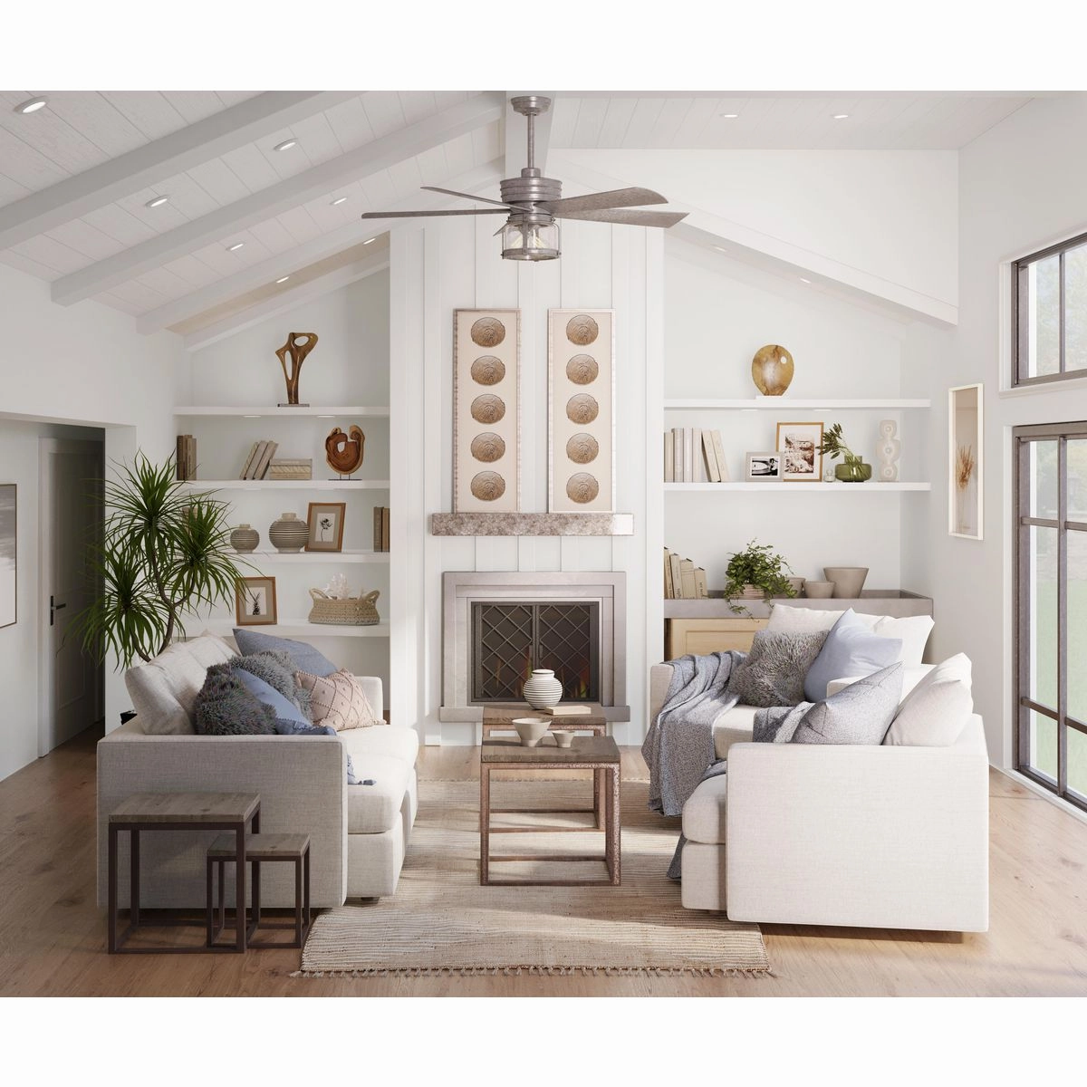 Midvale 56"Ceiling Fan Galvanized