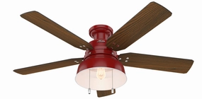 Mill Valley 52"Ceiling Fan Barn Red quiet medium fans for living room use